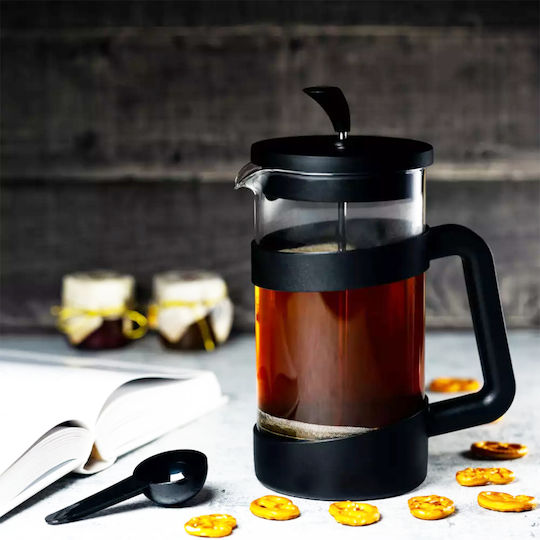 KING Hoff Manual Filter Coffee Maker Stainless Steel Black 600ml