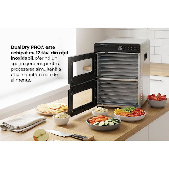 Heinner Food Dehydrator with 12 Shelves and Adjustable Temperature 35-80°C