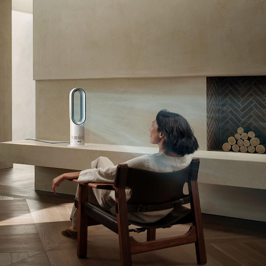 Dyson Hot+Cool HF1 Κεραμικό Αερόθερμο Δωματίου Δαπέδου Λευκό 2250W