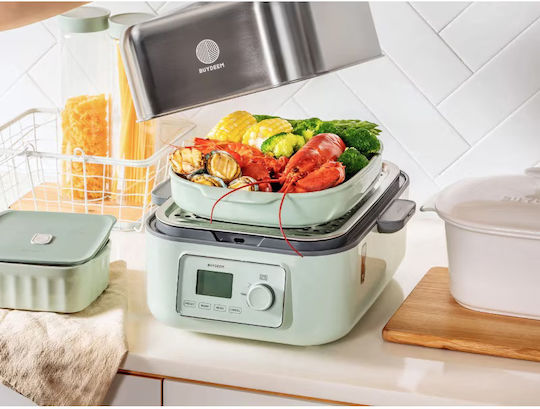 Buydeem Food Steamer With 1 Steaming Deck 5lt