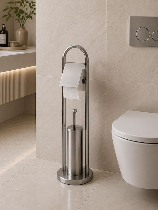 24home.gr Σετ Αξεσουάρ Μπάνιου Inox Ασημί 24home.gr Σετ Αξεσουάρ Μπάνιου Inox Ασημί