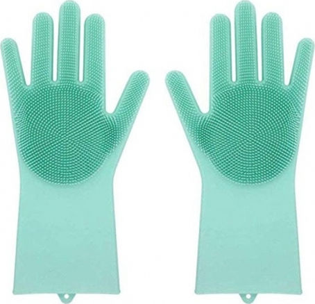 Oven Gloves Silicone Green 1pcs