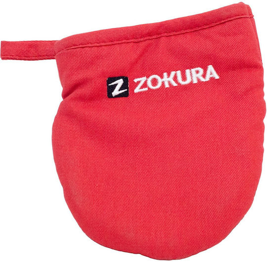 Zokura Mănușă De Bucătărie Din Țesătură Roșie 2 Bucăți Zokura Mănușă De Bucătărie Din Țesătură Roșie 2 Bucăți