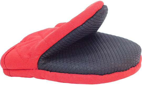 Zokura Fabric Red Oven Mitt 2 Pieces