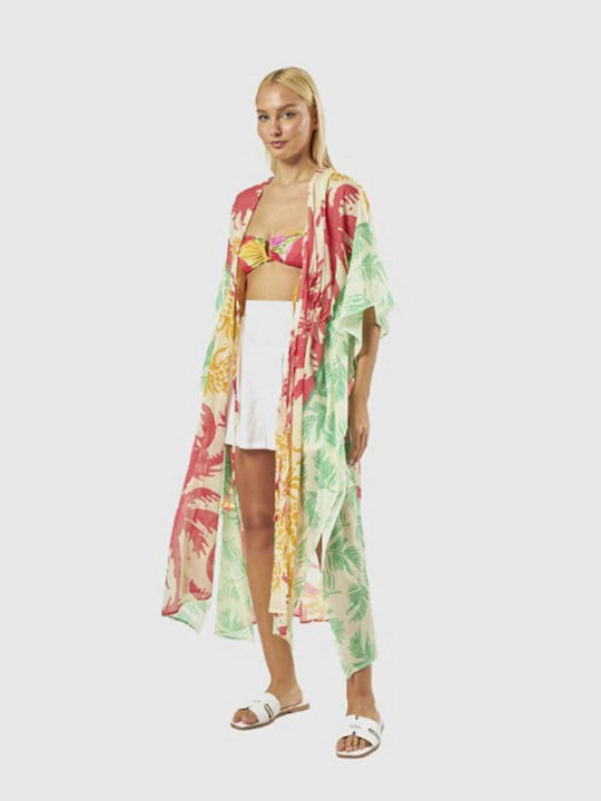 Verde Multicolour Beachwear Caftan