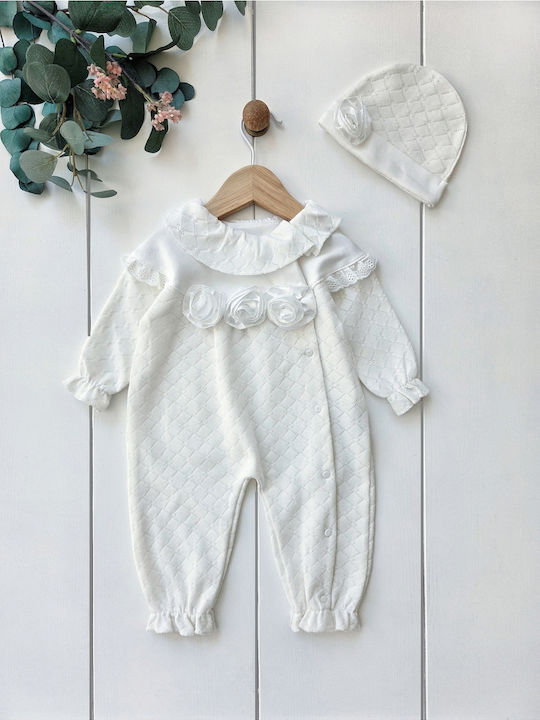 SteweHome Baby-Strampler Ecru