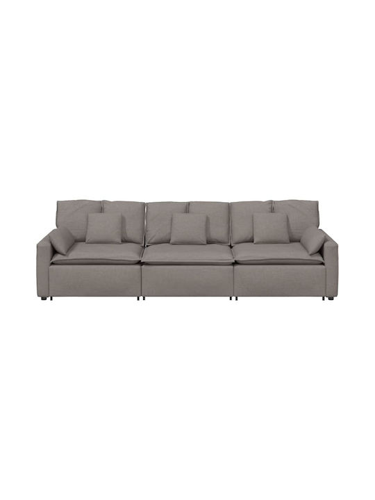 Dreisitzer Sofa Tabac Braun 324x105x64cm