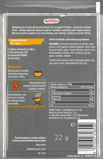 Kotanyi Spice Mixture 22gr