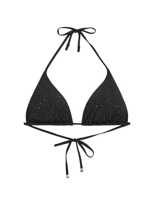 Bikini Τριγωνάκι με Ενίσχυση Μαύρο