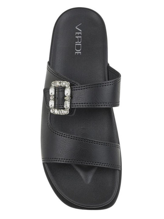 Sandale Casual Damă Flatforme Negre