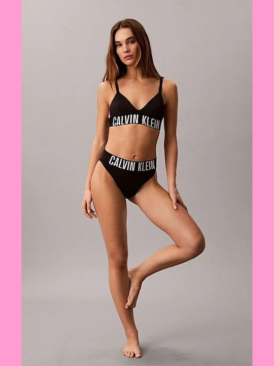 Bikini Triangle With Padding Black