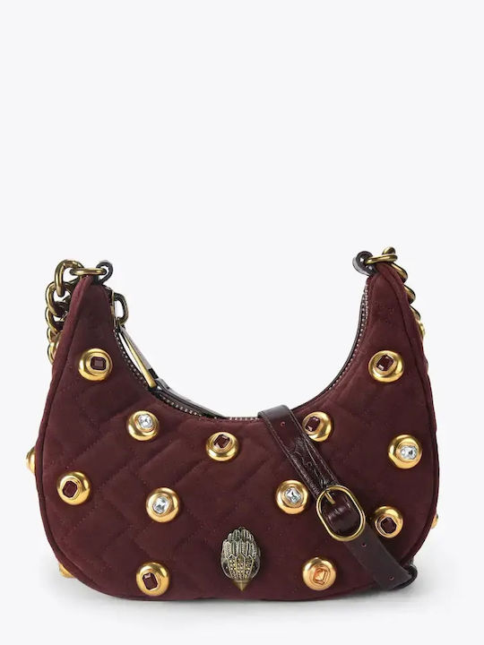 Kensington Leather Women's Crossbody Bag Burgundy