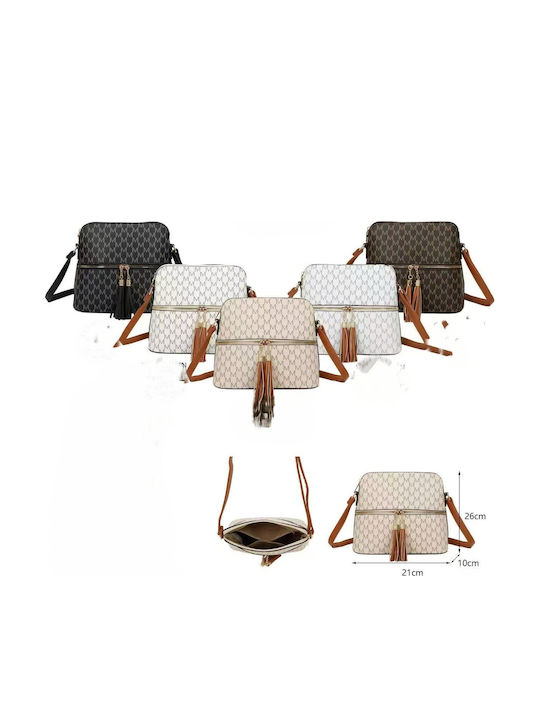 Дамска Чанта За Рамо Бежова