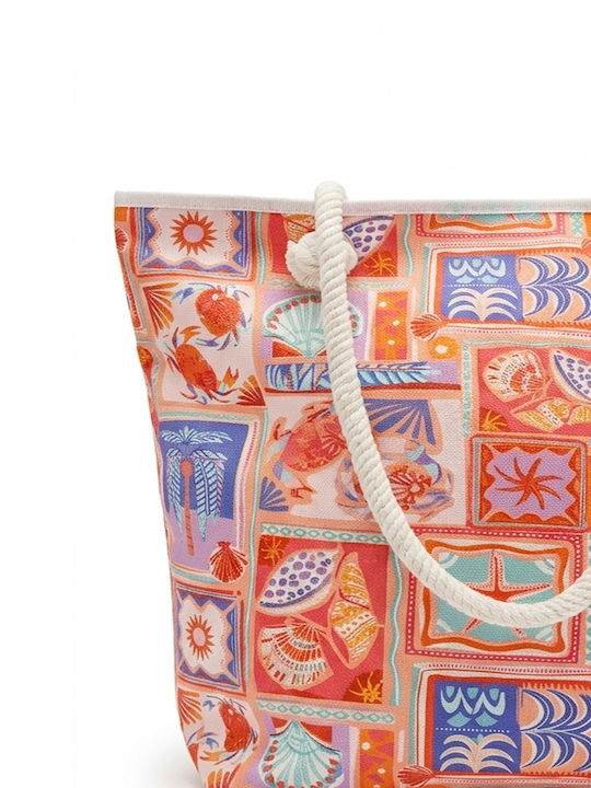 Miami Beach Multicolour Beach Bag 8024-Multicolour