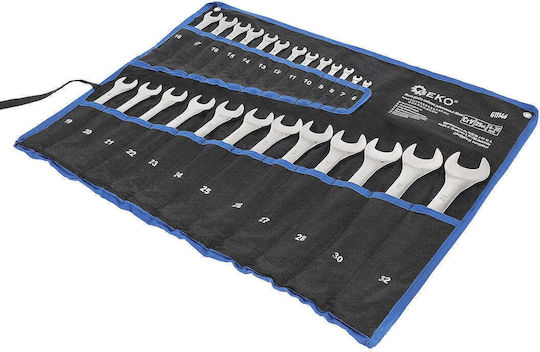 Set Chei Poligonale Germane Crv 6-32mm 25 Bucăți Geko