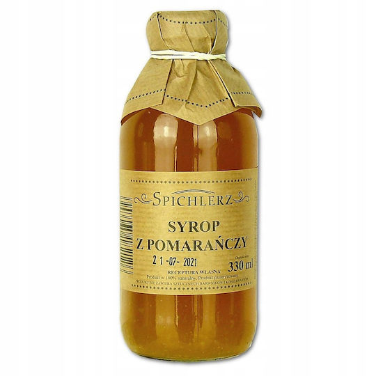 Orange Syrup From Natural Oranges 330ml