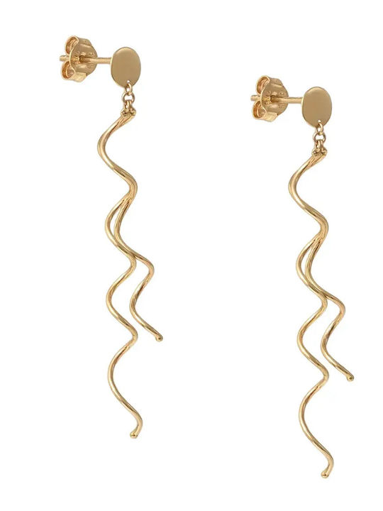 Gold 9K Stud Earrings