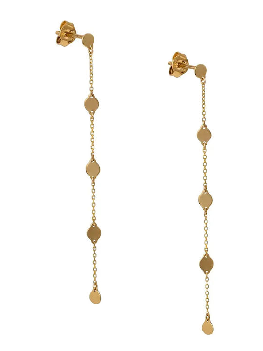 Single Dangle Earring Made of 14K Gold