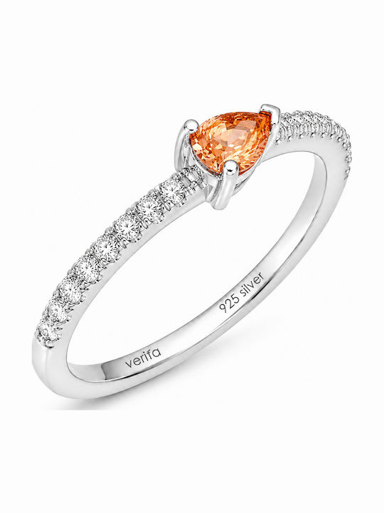Xryseio Damen Ring mit Zirkonia aus Silber