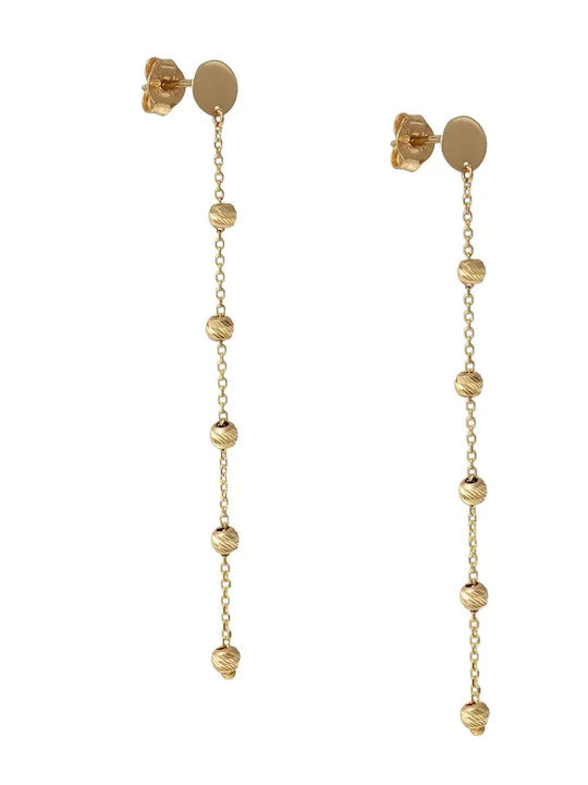 Dangle Earrings From 14K Gold