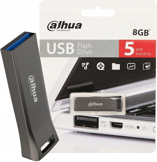 Dahua 8GB USB 2.0 Stick Μαύρο