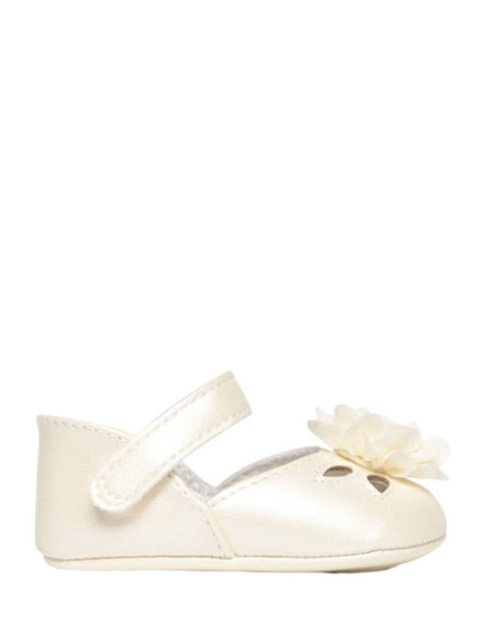 Mayoral Baby Soft-Sole Pumps White