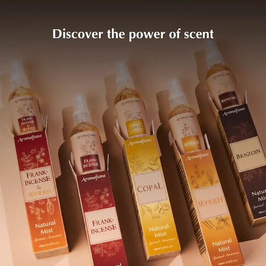 Spray aromatic de curățare a spațiului cu energie și arome de mir 100ml