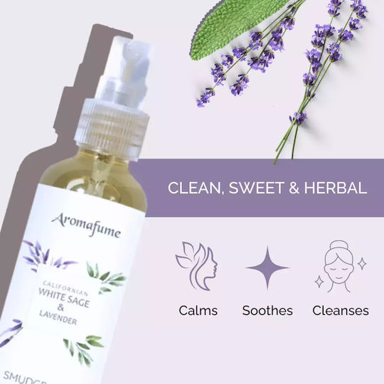 Aromatic Spray for Energy Cleansing of Space Aura Sage & Lavender 100ml