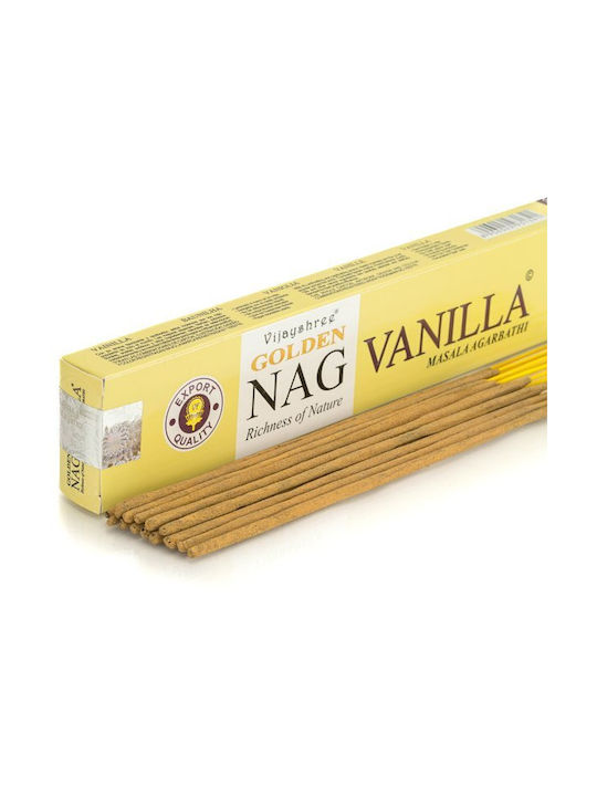 Golden Nag Vanille Raumdüfte Sticks 15gr/15 Stück Vijayshree