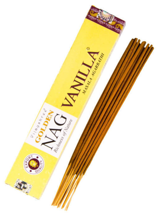 Golden Nag Vanille Raumdüfte Sticks 15gr/15 Stück Vijayshree