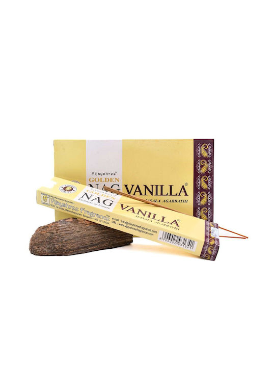 Golden Nag Vanille Raumdüfte Sticks 15gr/15 Stück Vijayshree