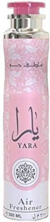 Lattafa Raumdüfte Spray Yara W mit Parfüm Lattafa Raumspray Yara W 300ml
