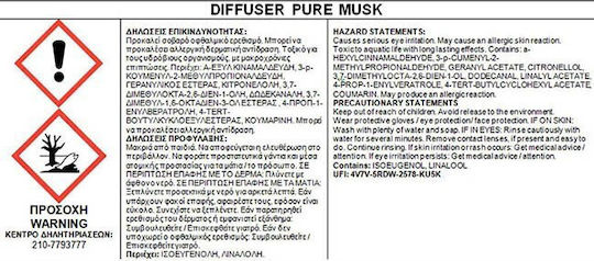 Themagio Αρωματικά Sticks με Άρωμα White Musk 100ml