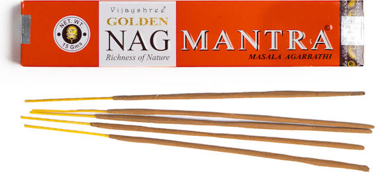 Golden Nag Duftstäbchen mit Duft Goldenes Nag Mantra 15Stück