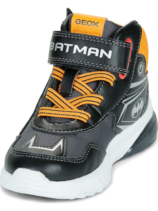 J Ciberdron Kinder Sneaker Hoch Anatomisch Schwarz