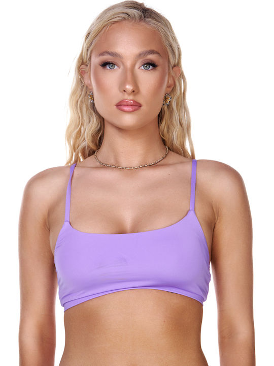 Bikini Sports Bra Purple