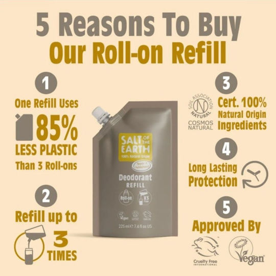 Salt of the Earth Αρωματικό Spray Salt Earth με Άρωμα Σανδαλόξυλο 225ml