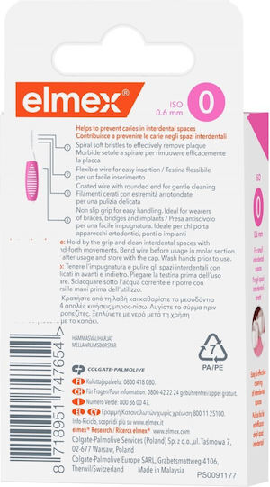 Elmex Elmex Interdentalbürsten 0.6mm Rosa 8 Stück