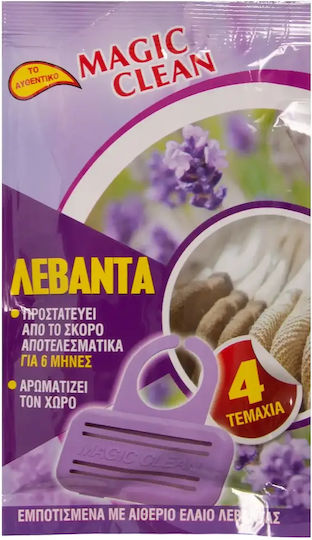 HOMie Ароматен за гардероб Gold Magic Clean с аромат Лавандула 4бр