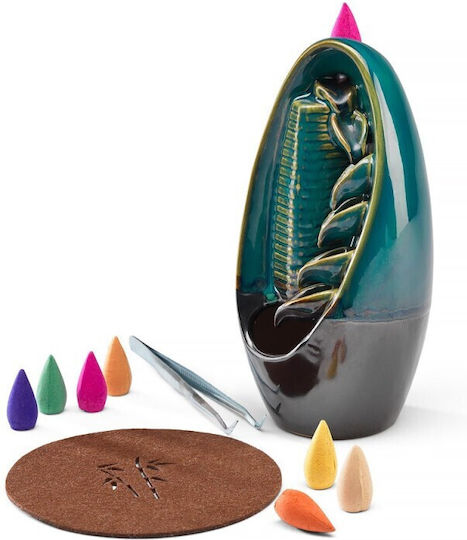 Source – Cascading Smoke Incense Burner – Dekorative Keramische Duftrauchbrunnen
