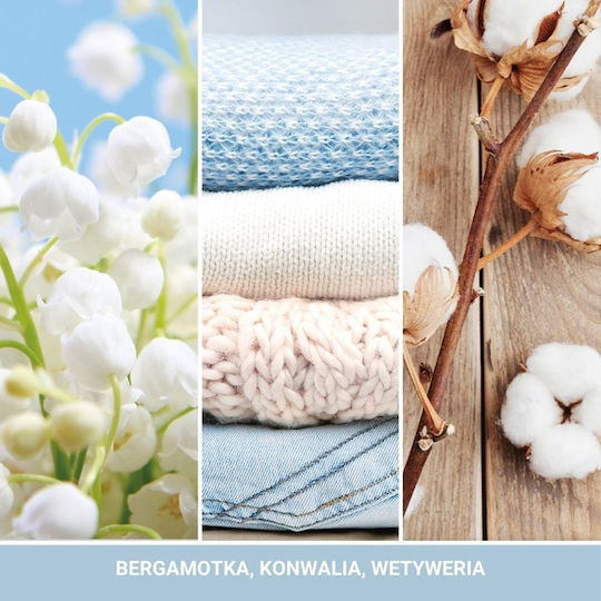 Yankee Candle Αρωματική Καρτέλα Κρεμαστή Αυτοκινήτου Clean Cotton 3τμχ