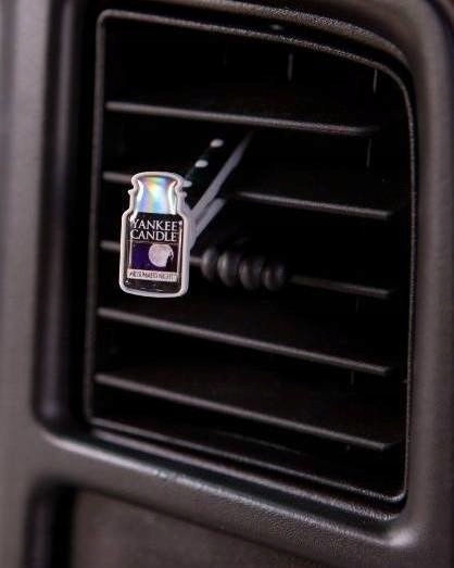 Yankee Candle Car Air Vent Air Freshener Liquid Black / Cherry 4pcs