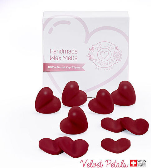 Χειροποίητα Wax Melts Velvet Petals Απο 100% Φυτικό Κερί Σόγιας 10 Τεμαχίων