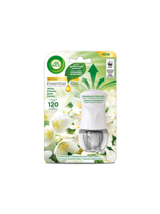 Airwick Ανταλλακτικό για Συσκευές Πρίζας Essential Oils με Άρωμα White Flowers 19ml