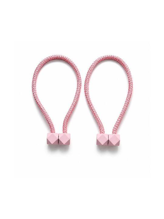 Raute Krawatten-Rücken Magnetisch Rosa 2Stück
