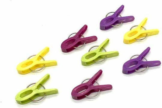 Homestyle Cârlige de rufe din plastic 24buc Multicolor