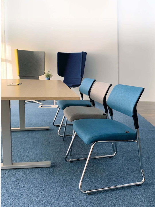 Chair Visitor in Blue Color 1pcs