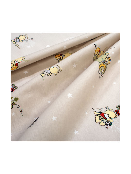 Dimcol Baby Duvet Cover Bear's Playtime 592 Beige 120x160cm