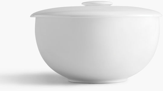Ionia Plus Supa Tureen din Porțelan Albă 1pcs
