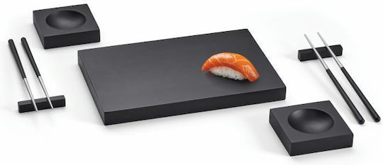 Philippi Set Sushi Din Lemn Negru 9 Bucăți Philippi Set Sushi Din Lemn Negru 9 Bucăți